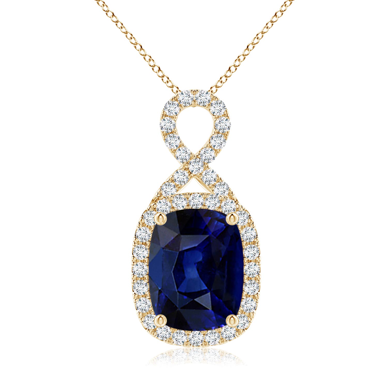 AAA - Blue Sapphire / 1.73 CT / 14 KT Yellow Gold