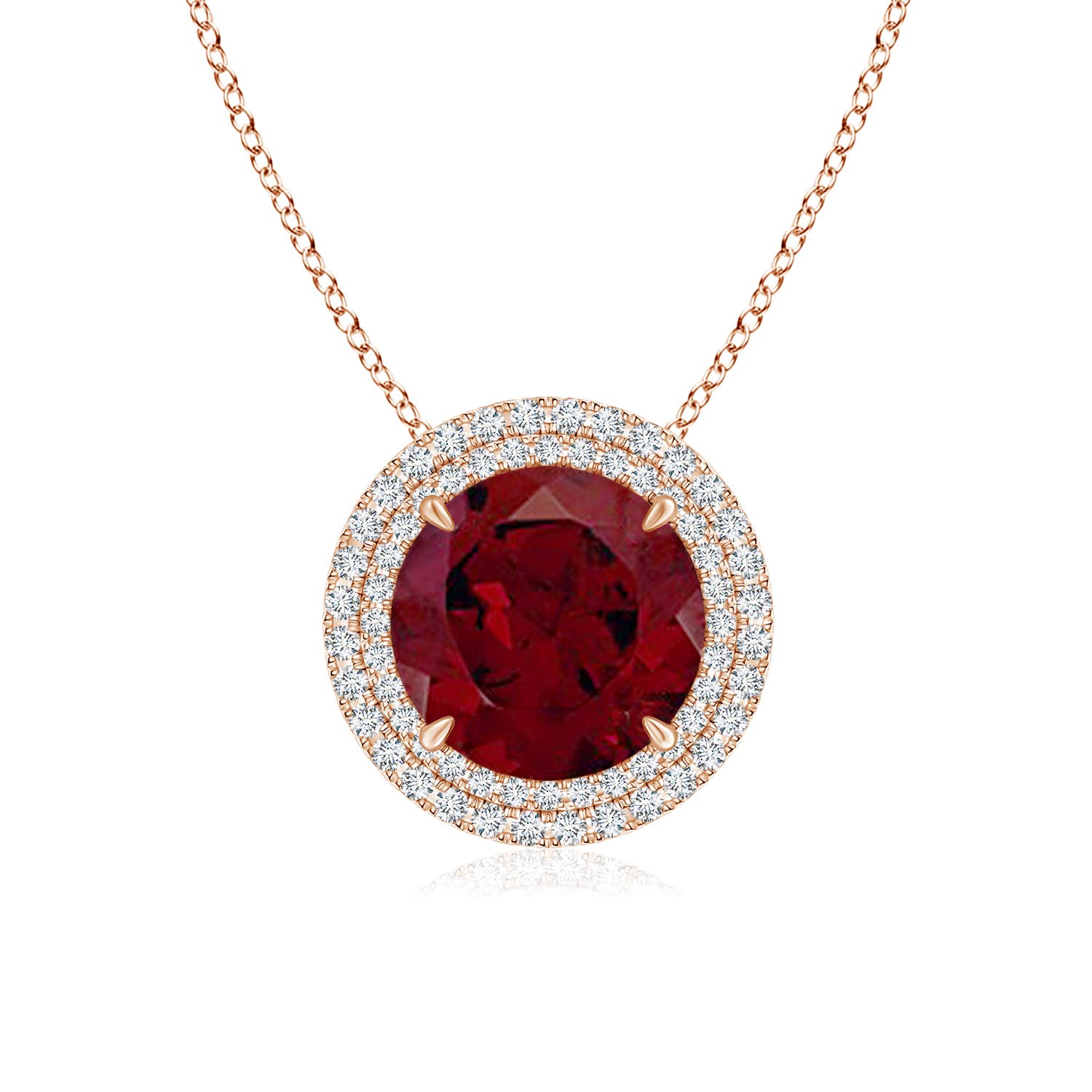 AA - Garnet / 4.92 CT / 14 KT Rose Gold