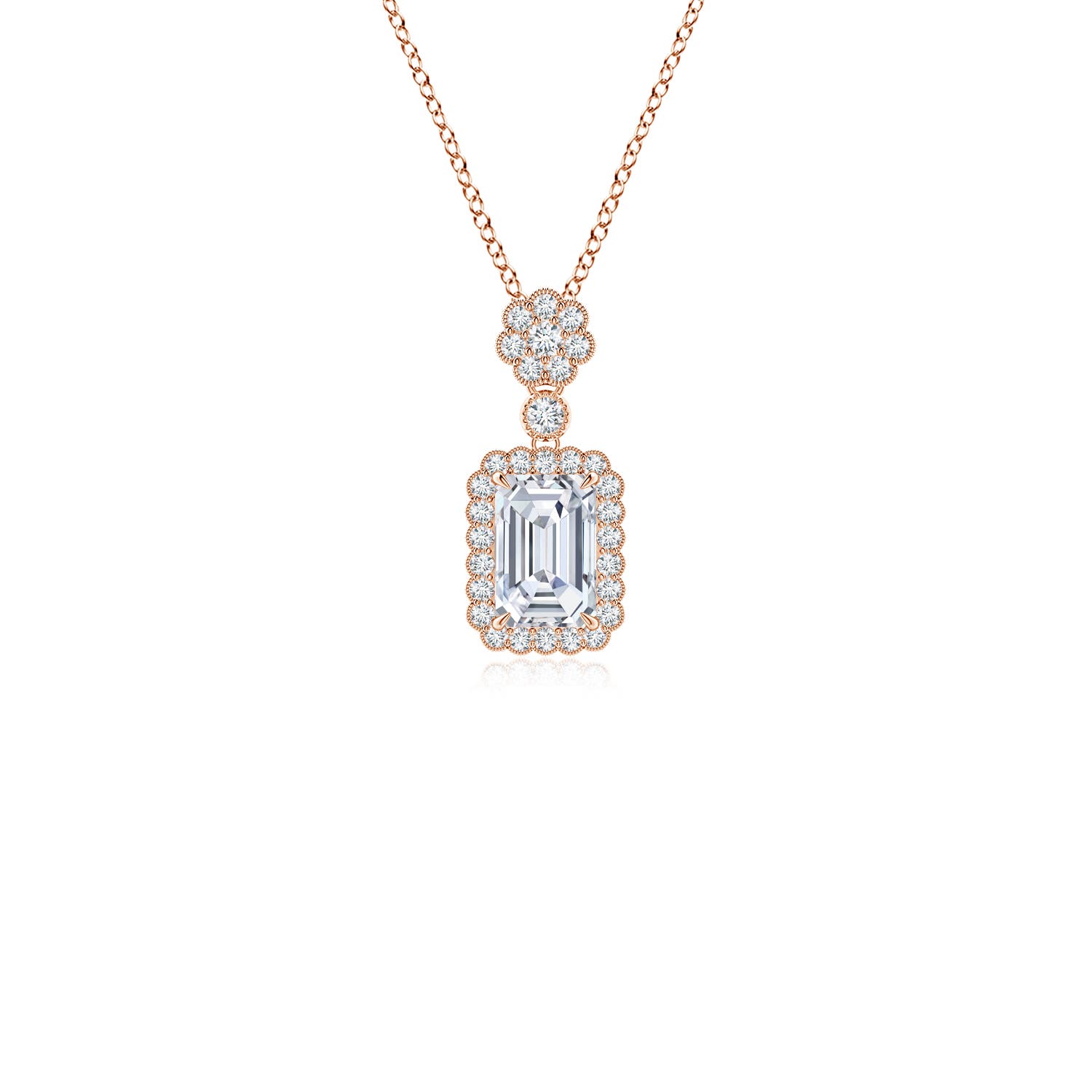 G, VS2 / 0.78 CT / 14 KT Rose Gold