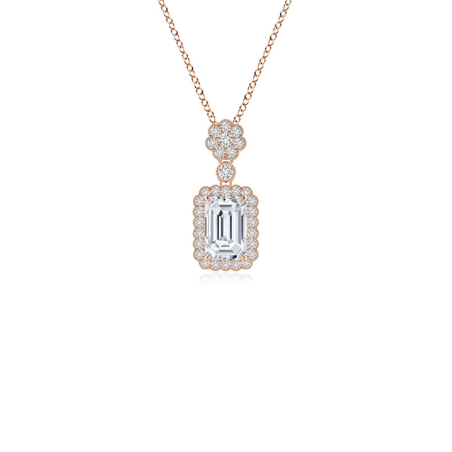 H, SI2 / 0.78 CT / 14 KT Rose Gold