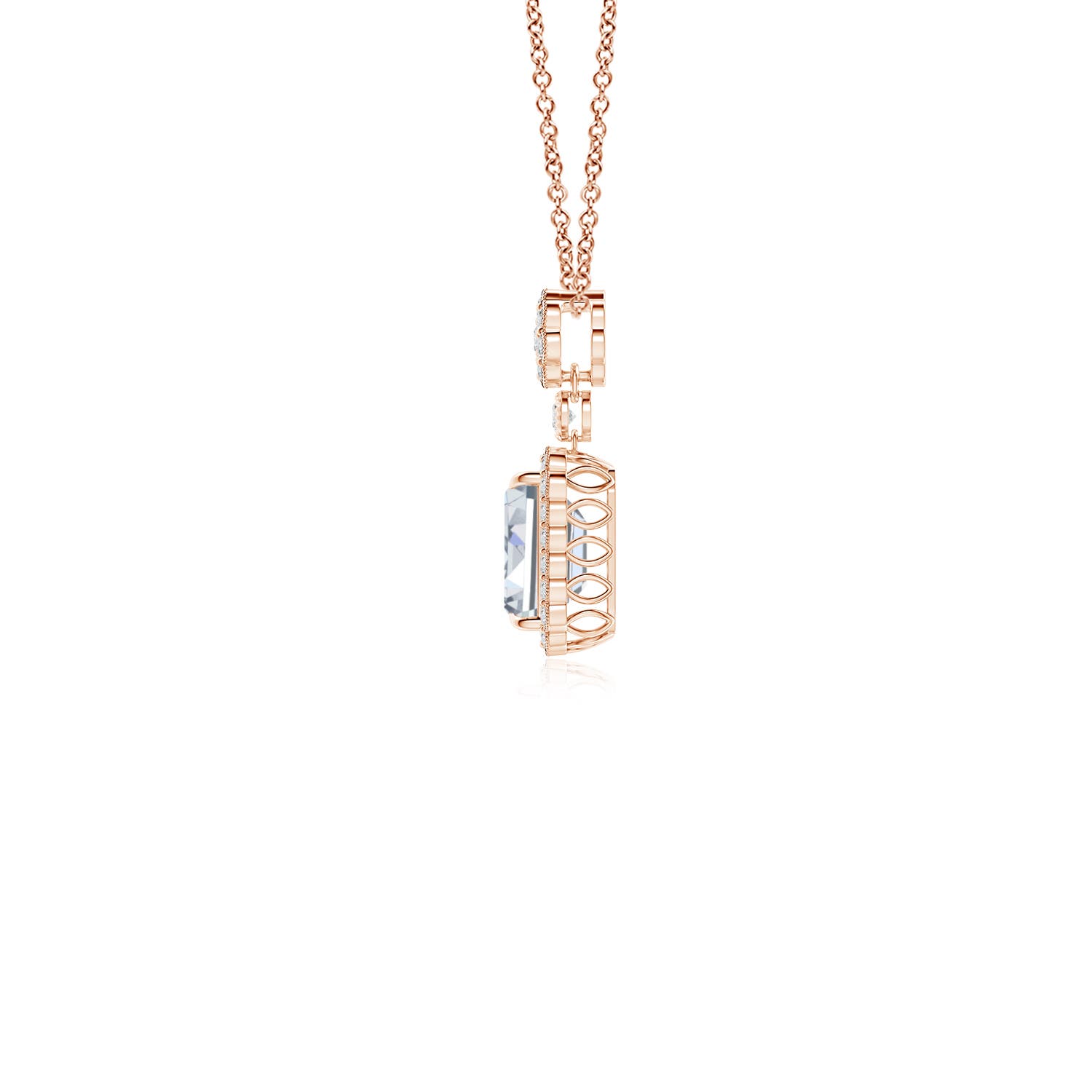 H, SI2 / 0.78 CT / 14 KT Rose Gold