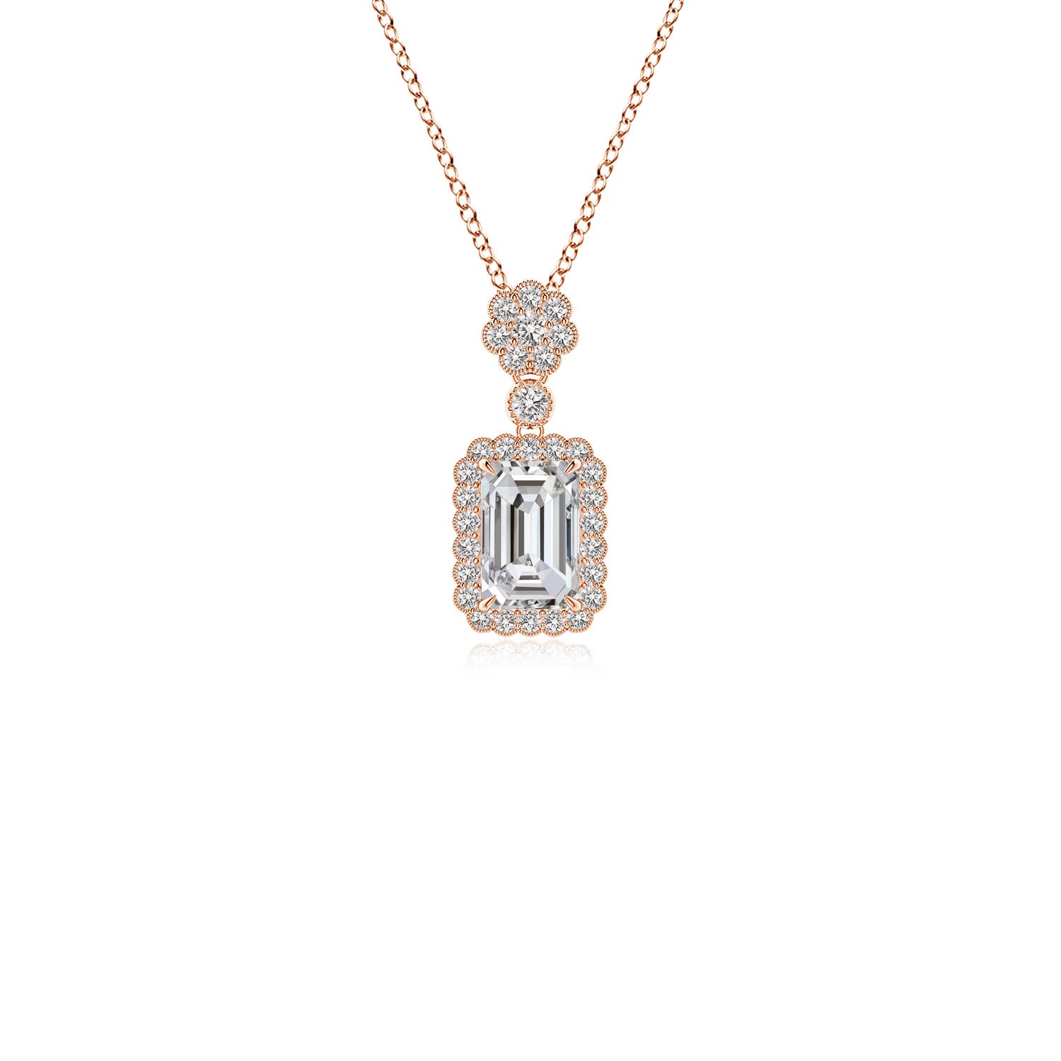 I-J, I1-I2 / 0.78 CT / 14 KT Rose Gold