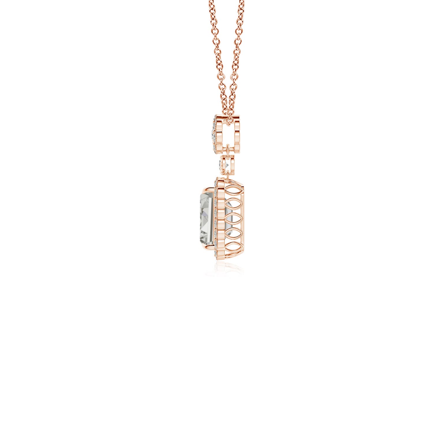 K, I3 / 0.78 CT / 14 KT Rose Gold