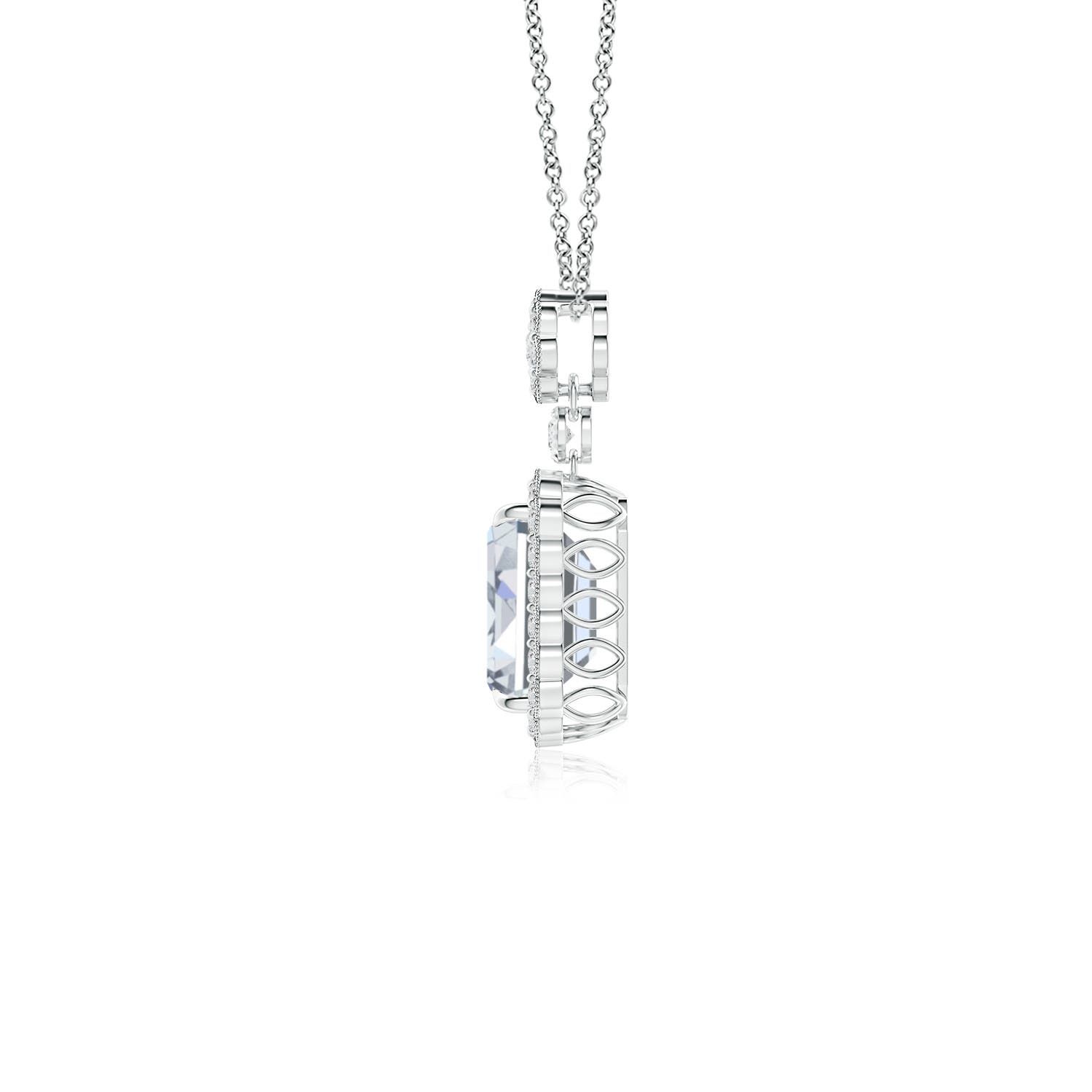 H, SI2 / 2.2 CT / 14 KT White Gold