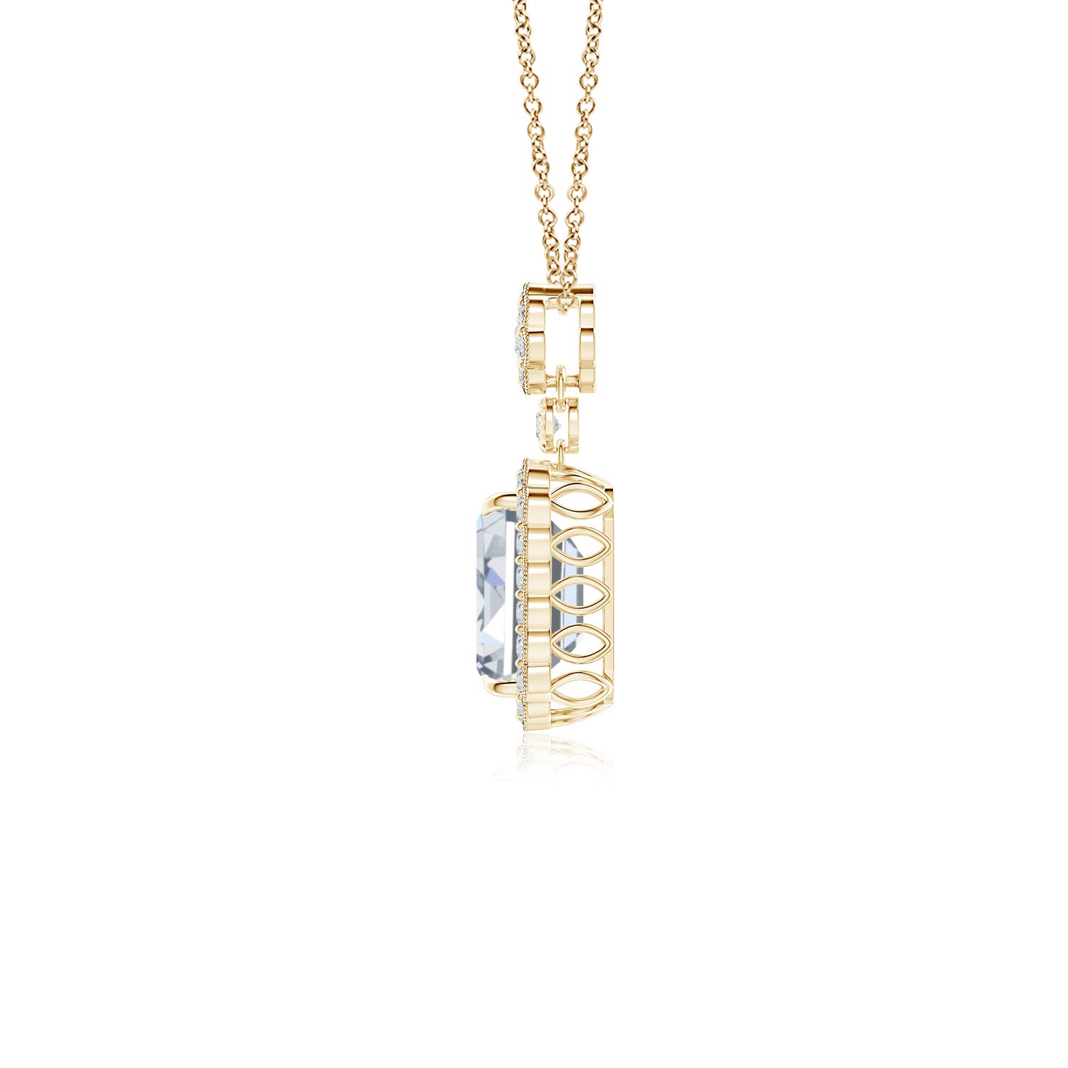 H, SI2 / 2.2 CT / 14 KT Yellow Gold