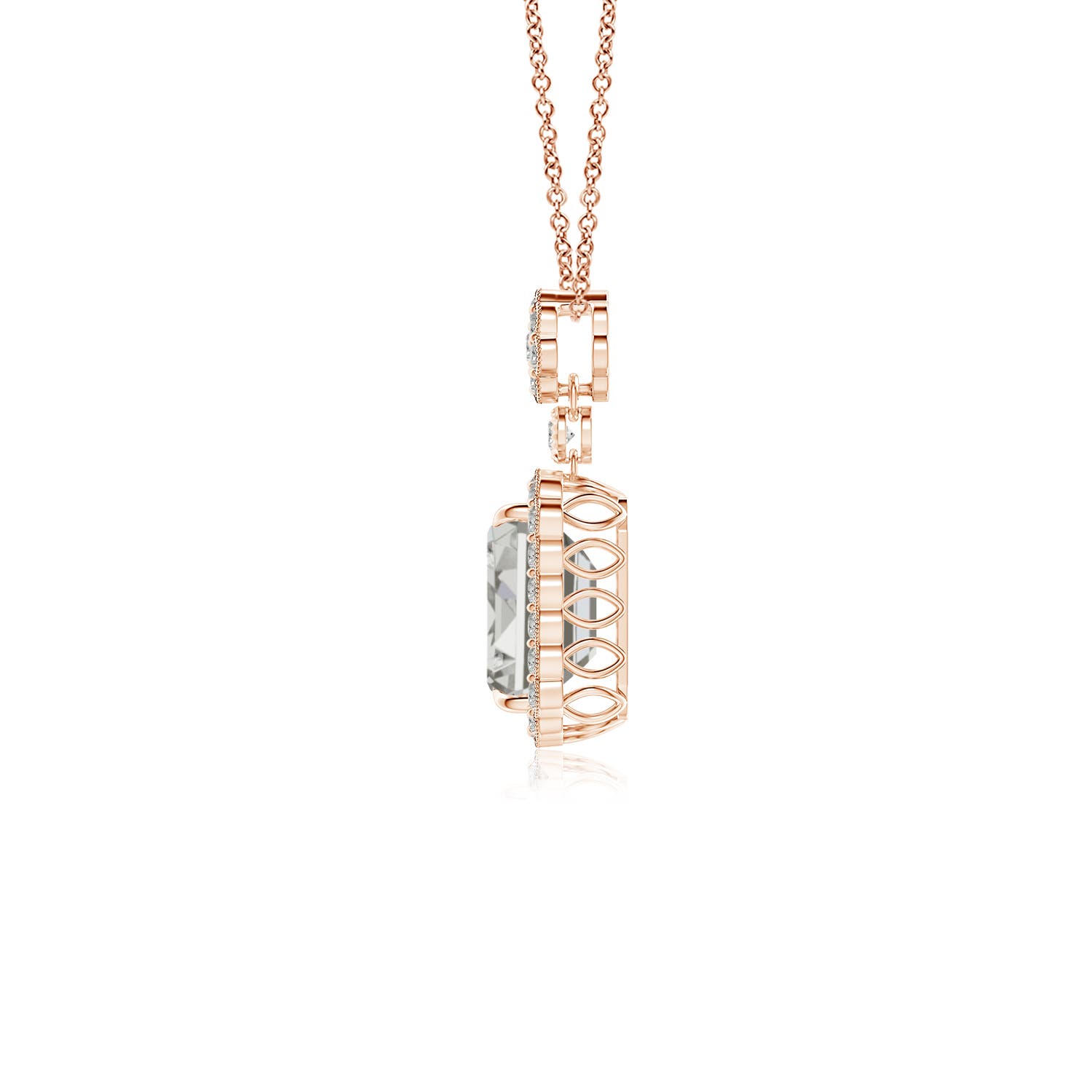 K, I3 / 2.2 CT / 14 KT Rose Gold