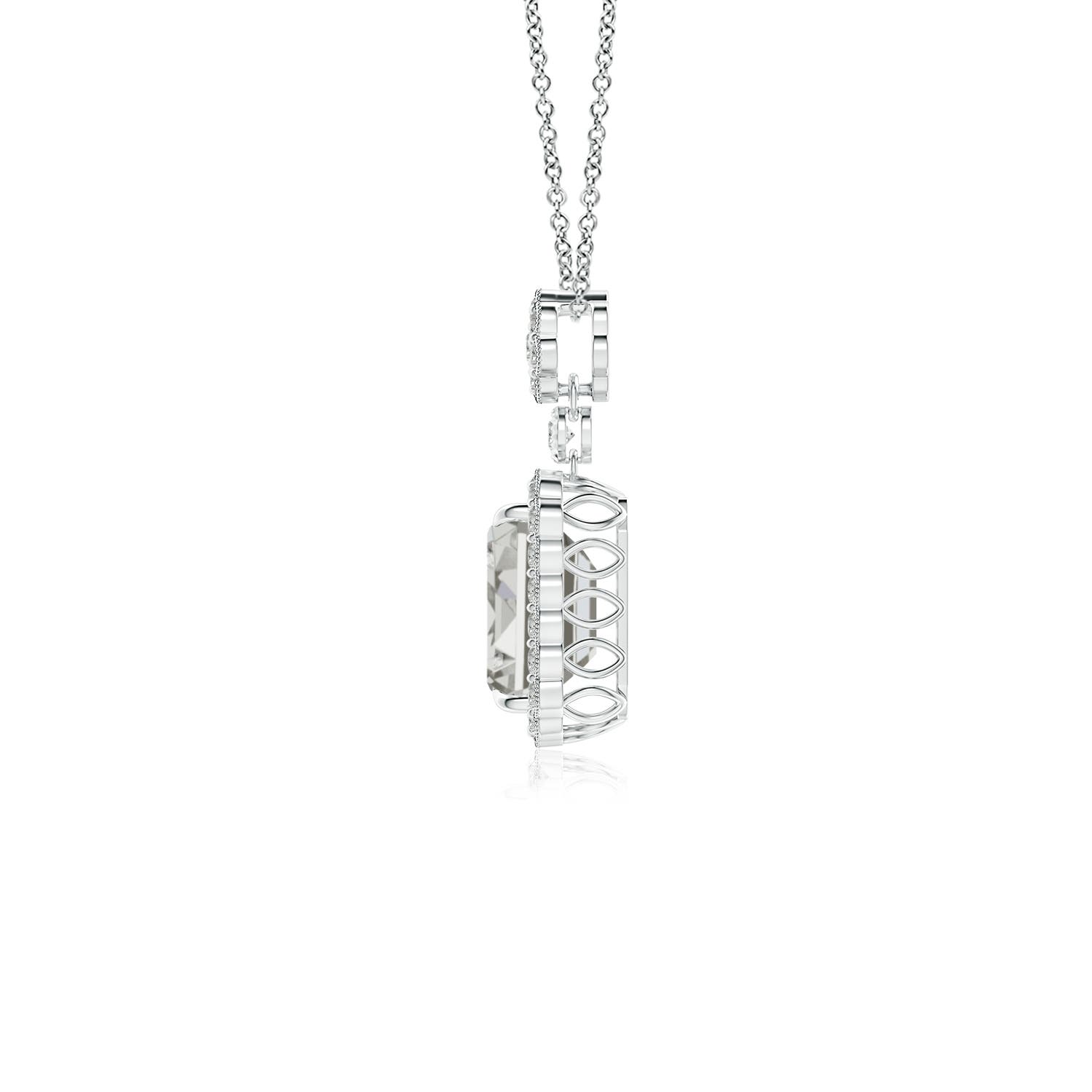 K, I3 / 2.2 CT / 14 KT White Gold