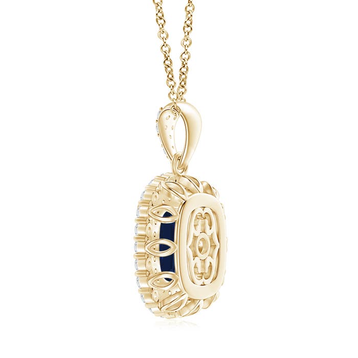 AAA - Blue Sapphire / 2.53 CT / 14 KT Yellow Gold