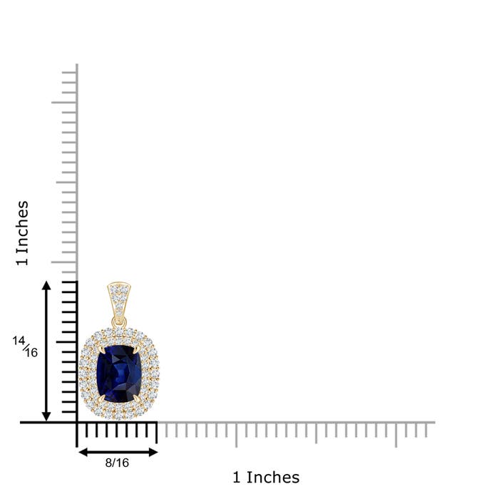 AAA - Blue Sapphire / 2.53 CT / 14 KT Yellow Gold