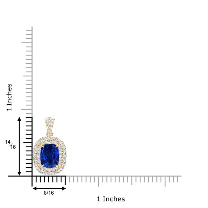 AAAA - Blue Sapphire / 2.53 CT / 14 KT Yellow Gold