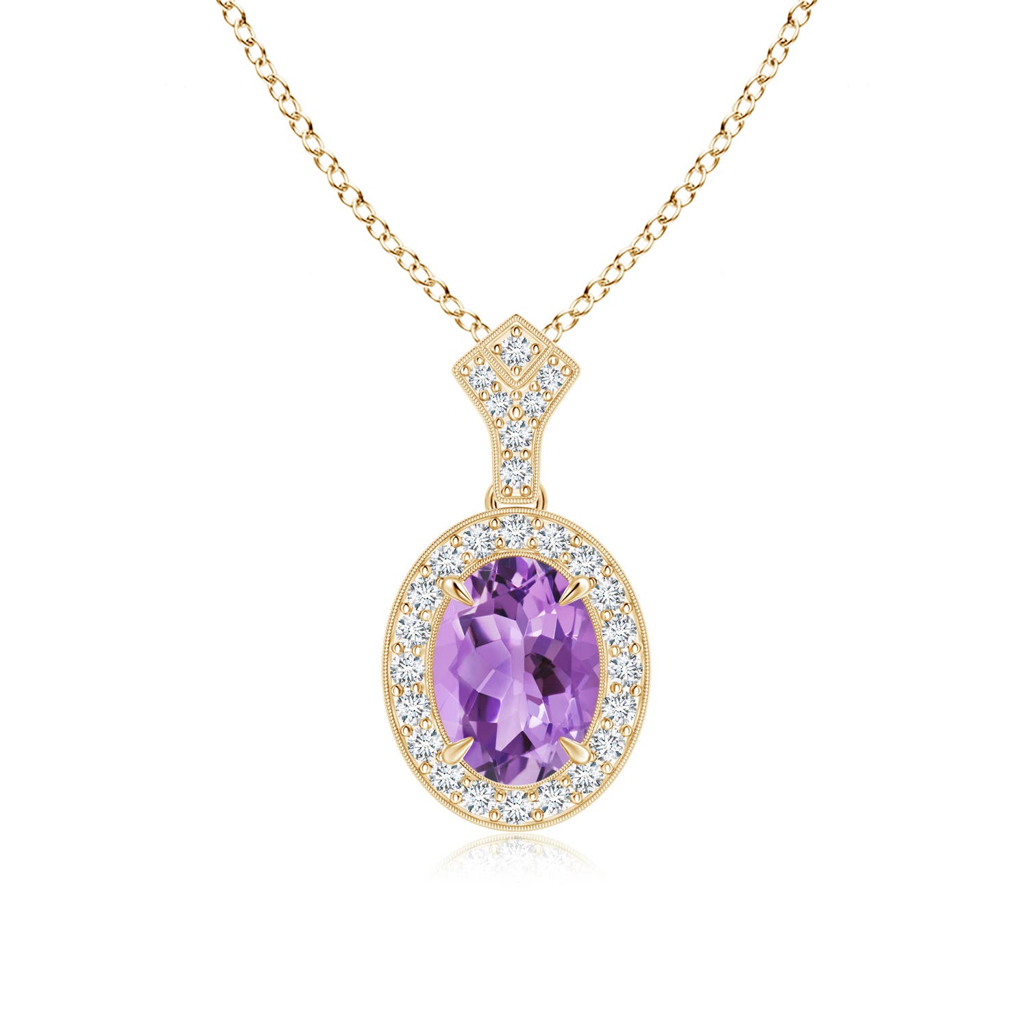 A - Amethyst / 1.79 CT / 14 KT Yellow Gold