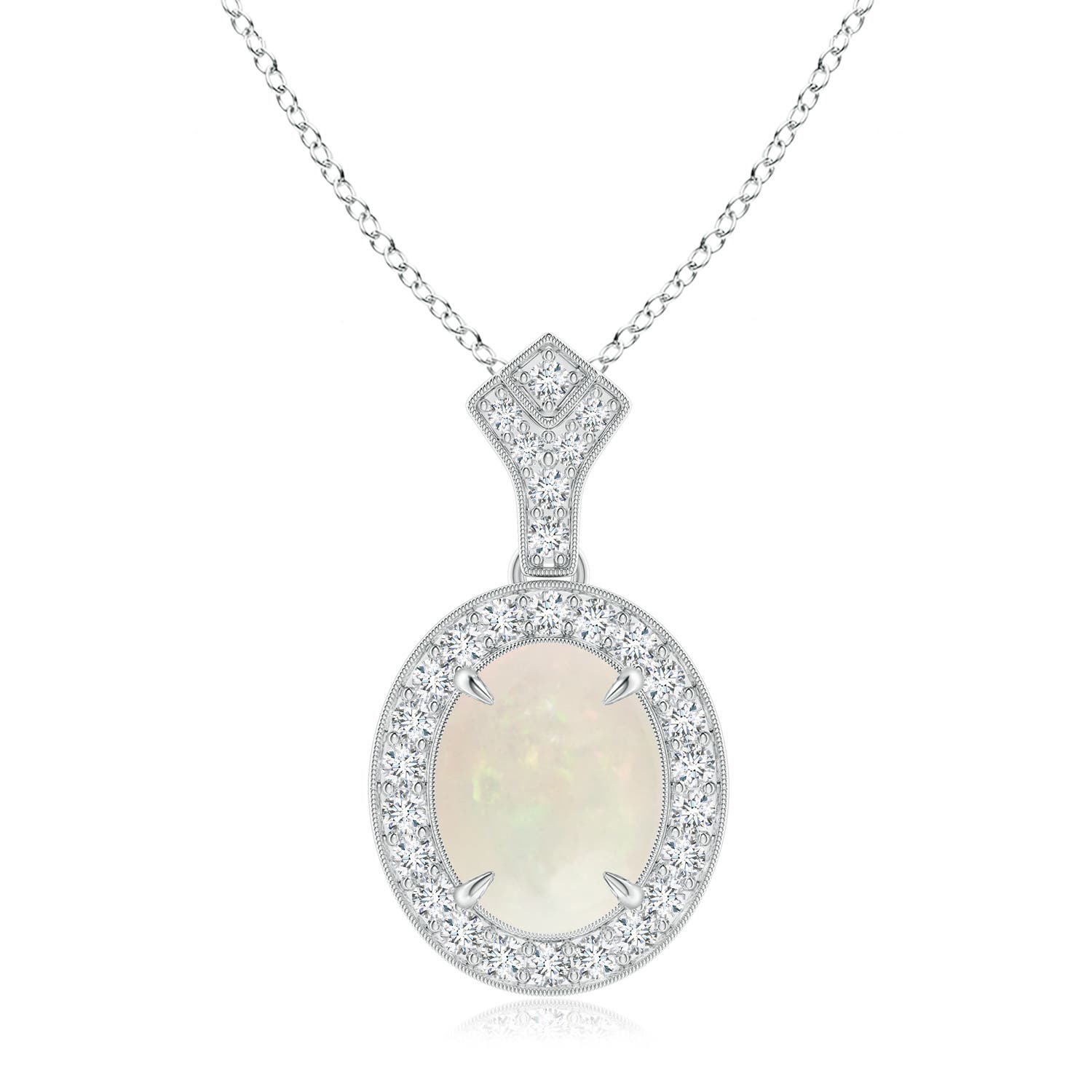 A - Opal / 1.83 CT / 14 KT White Gold