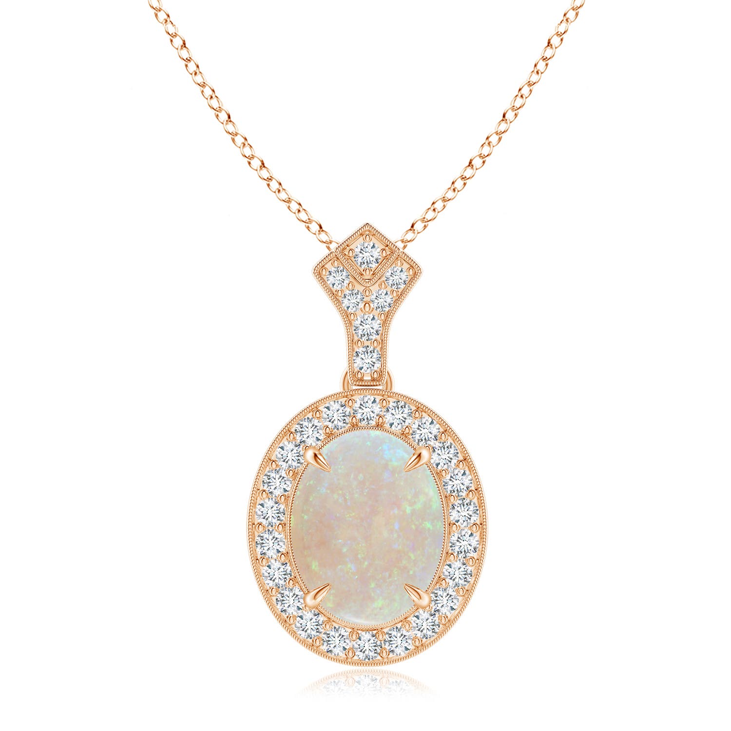 AA - Opal / 1.83 CT / 14 KT Rose Gold