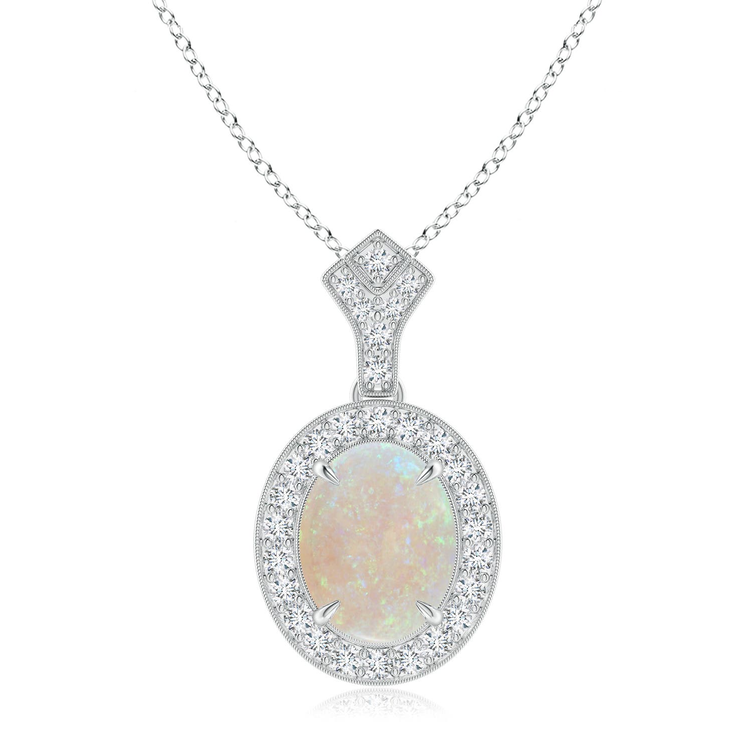 AA - Opal / 1.83 CT / 14 KT White Gold