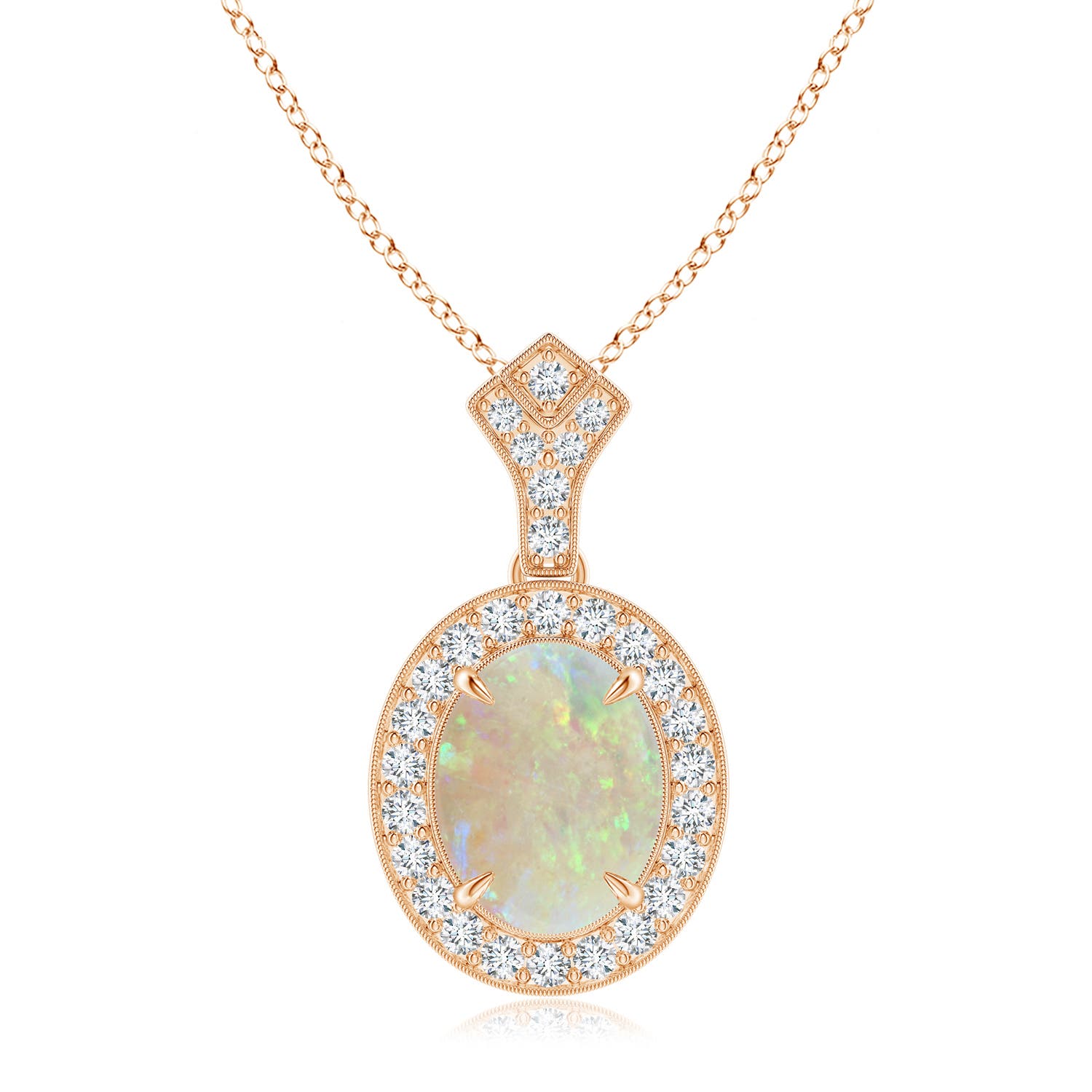 AAA - Opal / 1.83 CT / 14 KT Rose Gold