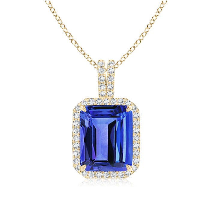 AAA - Tanzanite / 3.37 CT / 14 KT Yellow Gold