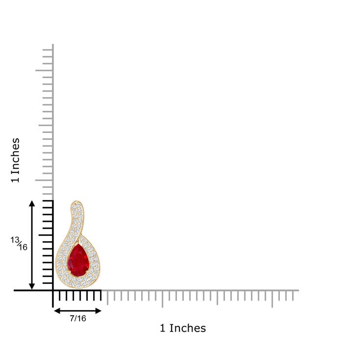 AAA - Ruby / 1.38 CT / 14 KT Yellow Gold