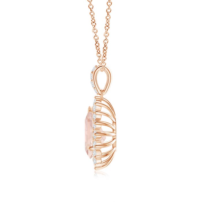 A - Morganite / 1.41 CT / 14 KT Rose Gold