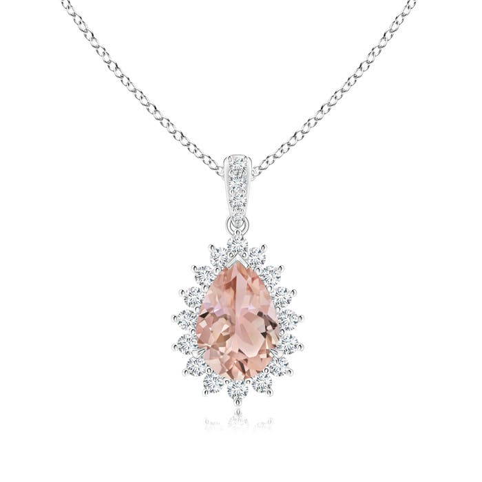 AAA - Morganite / 1.41 CT / 14 KT White Gold