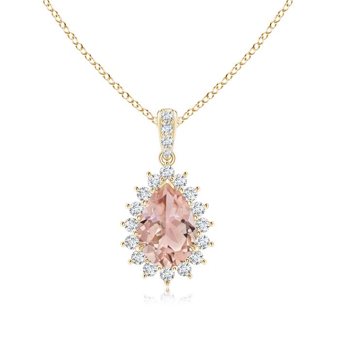 AAA - Morganite / 1.41 CT / 14 KT Yellow Gold