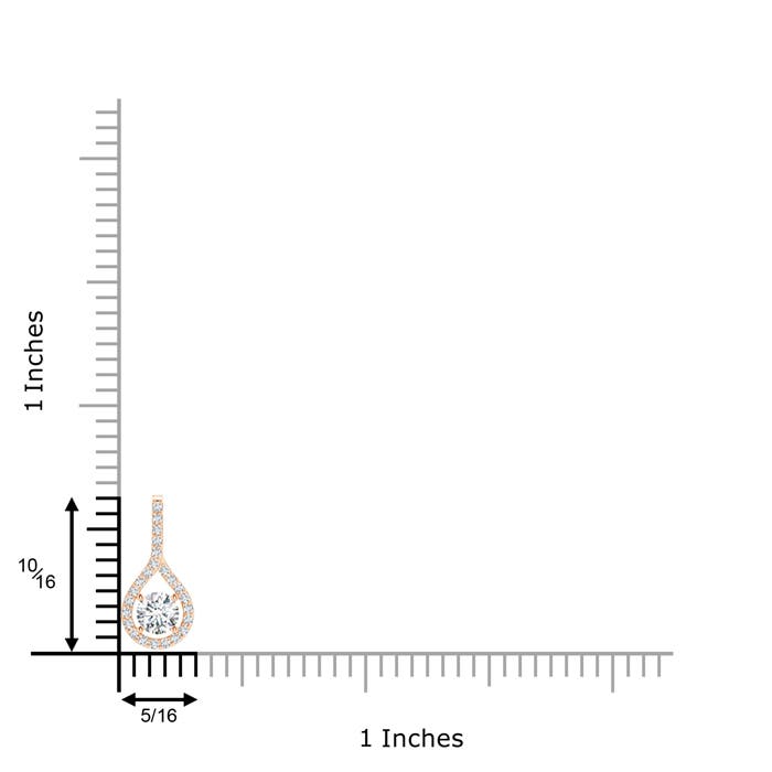 G, VS2 / 0.35 CT / 14 KT Rose Gold