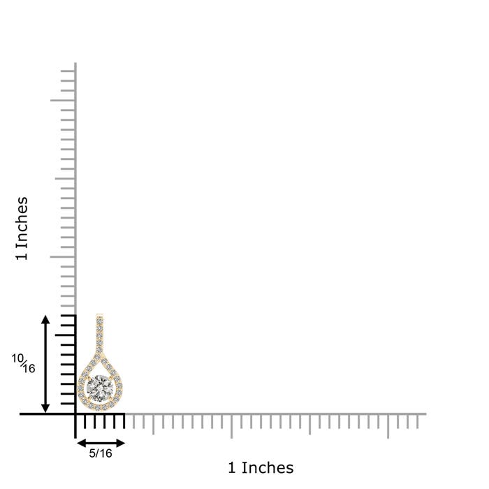 K, I3 / 0.35 CT / 14 KT Yellow Gold