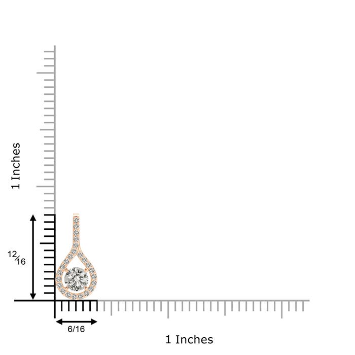 K, I3 / 0.66 CT / 14 KT Rose Gold