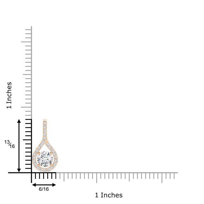 G, VS2 / 1.05 CT / 14 KT Rose Gold