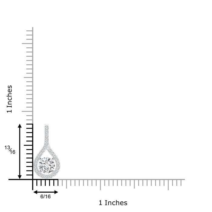 H, SI2 / 1.05 CT / 14 KT White Gold