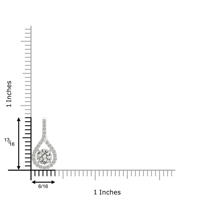 K, I3 / 1.05 CT / 14 KT White Gold