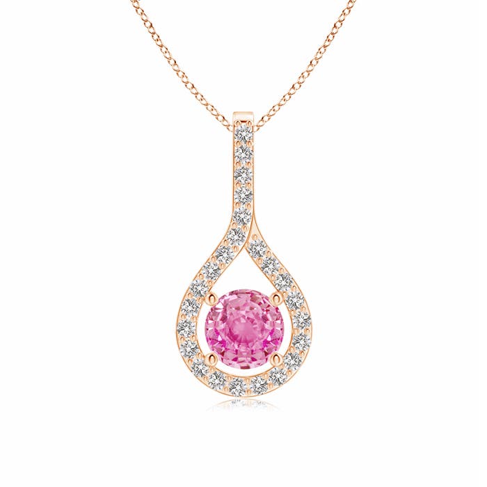 AA - Pink Sapphire / 0.79 CT / 14 KT Rose Gold