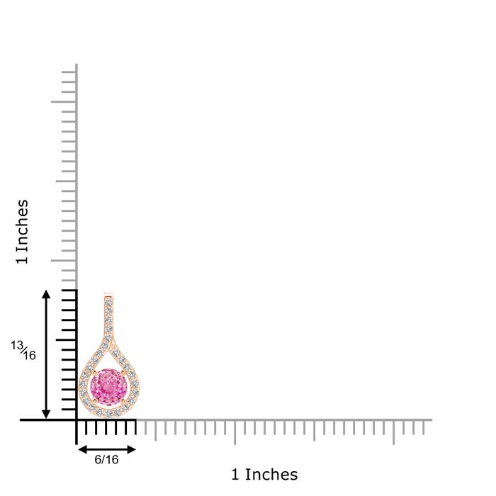 AA - Pink Sapphire / 1.25 CT / 14 KT Rose Gold