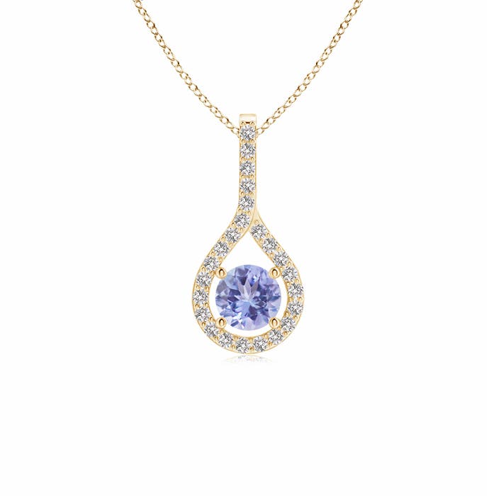 AA - Tanzanite / 0.37 CT / 14 KT Yellow Gold