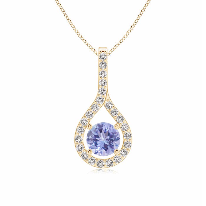 AA - Tanzanite / 0.69 CT / 14 KT Yellow Gold