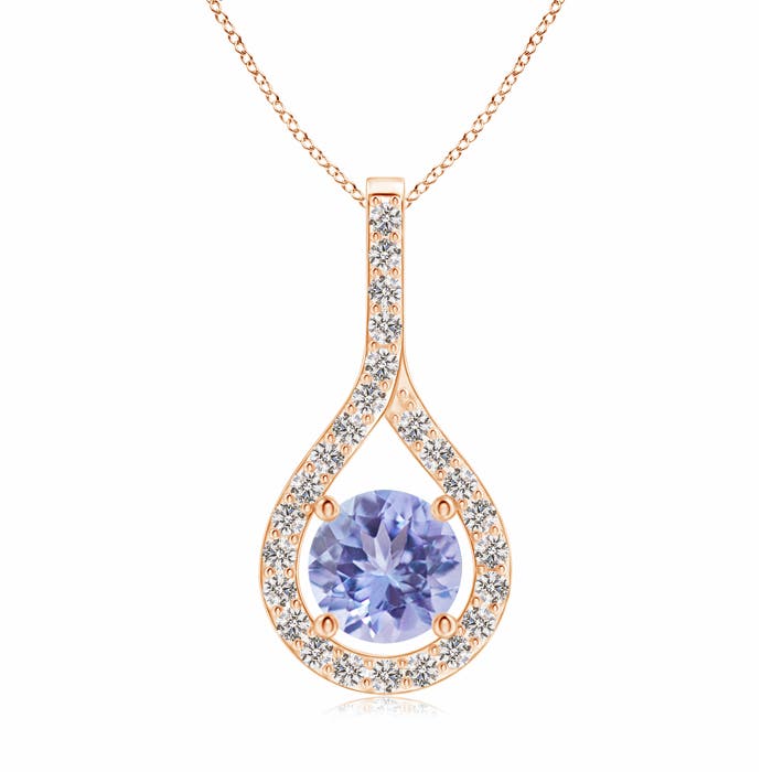 A - Tanzanite / 1.15 CT / 14 KT Rose Gold