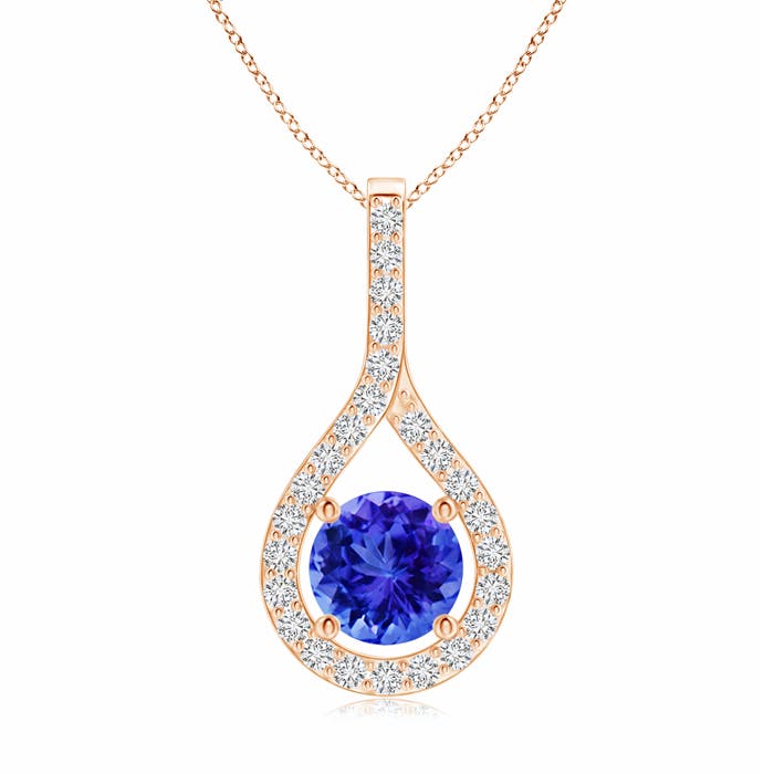 AAA - Tanzanite / 1.15 CT / 14 KT Rose Gold