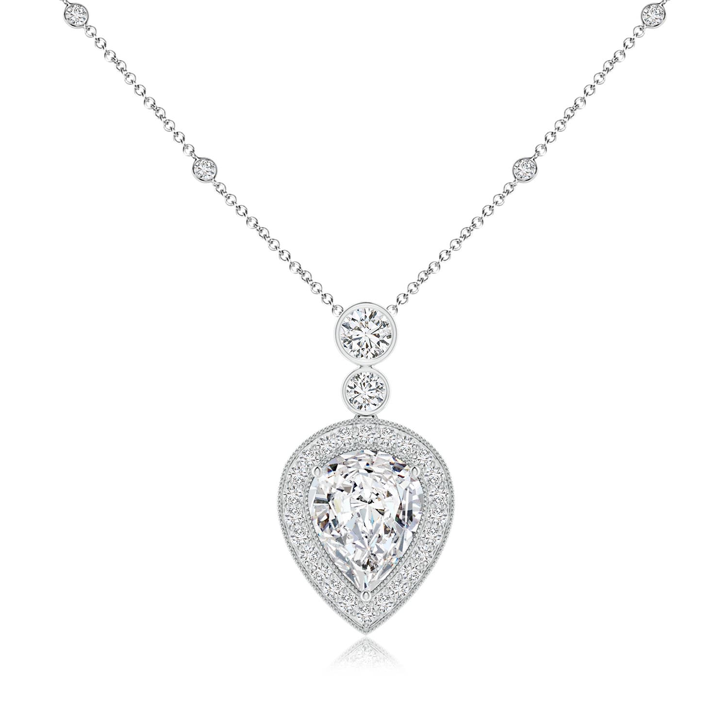 H, SI2 / 2.81 CT / 18 KT White Gold