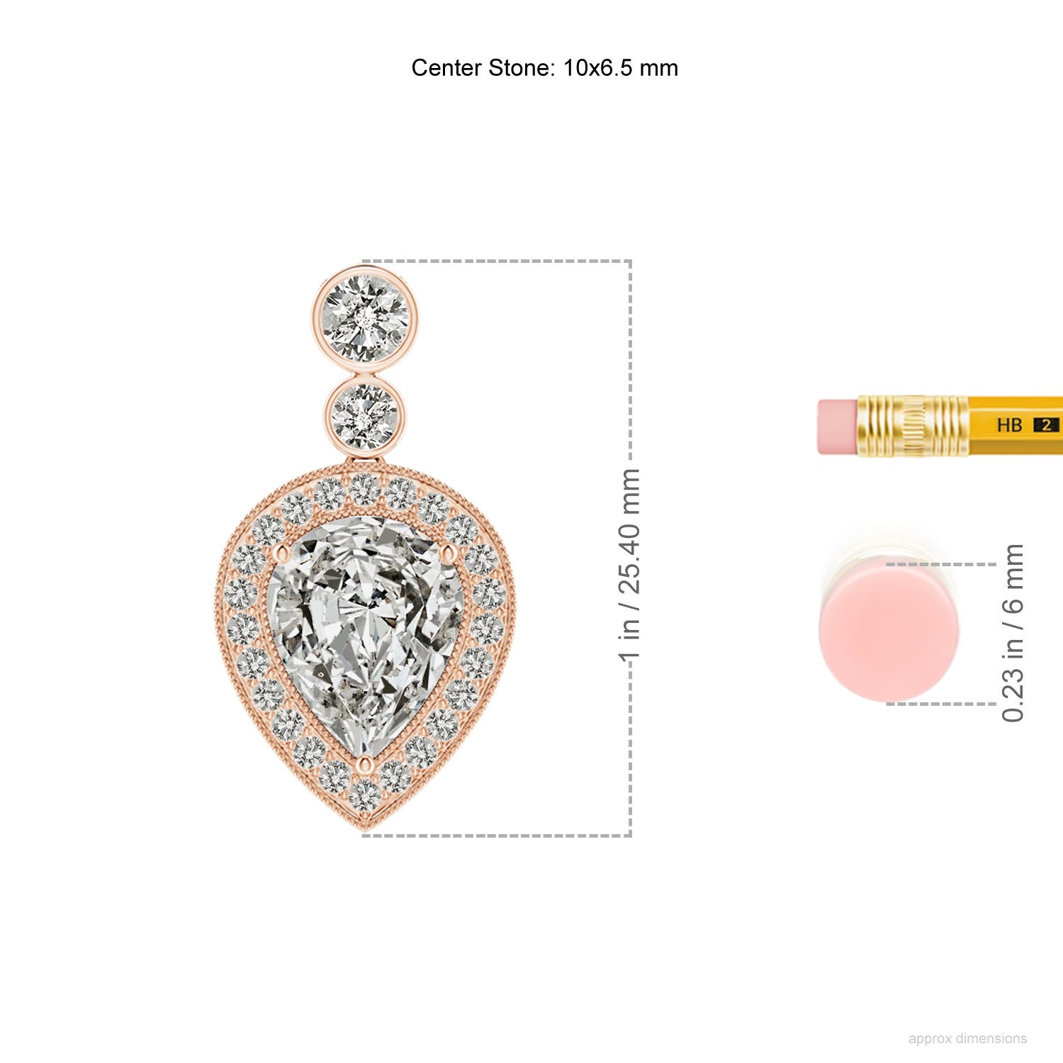 K, I3 / 2.81 CT / 18 KT Rose Gold