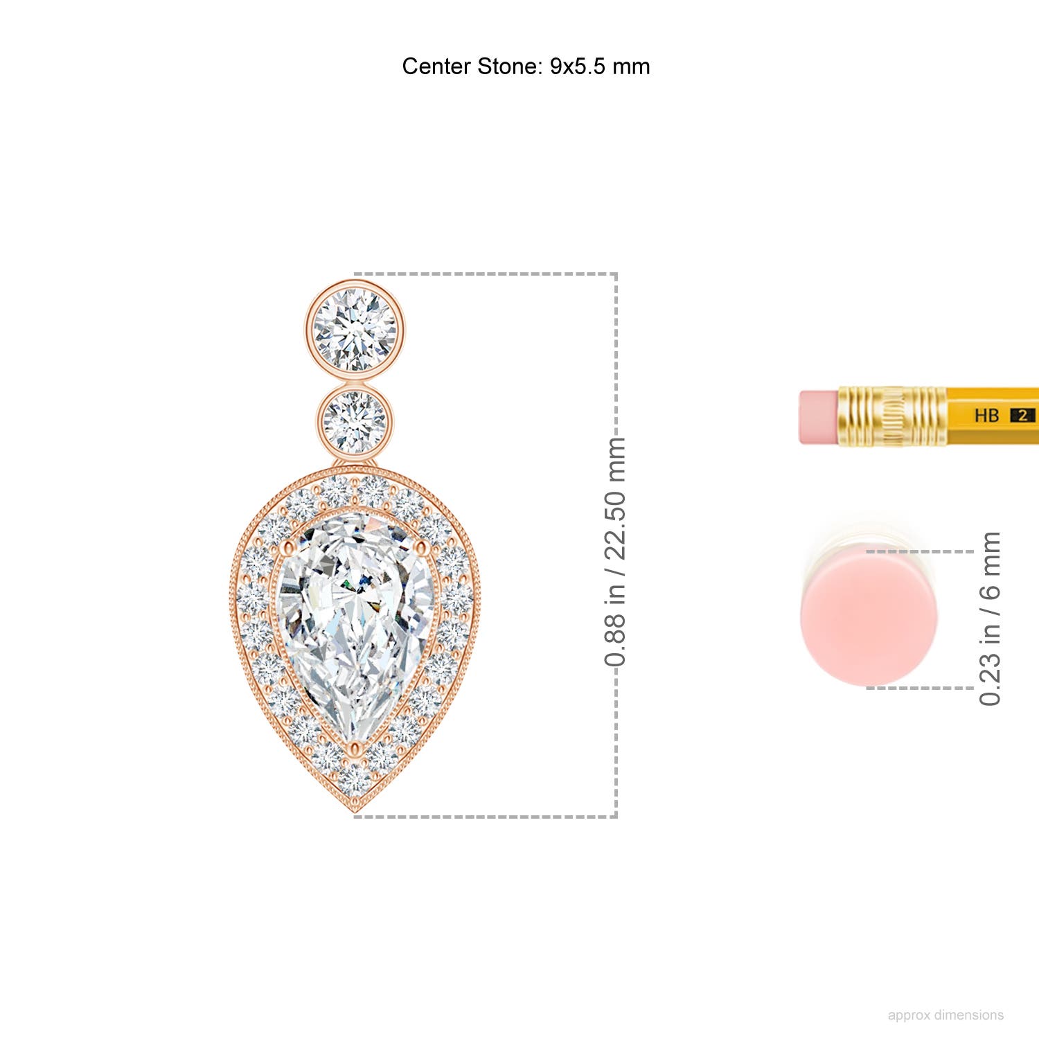 G, VS2 / 1.9 CT / 18 KT Rose Gold