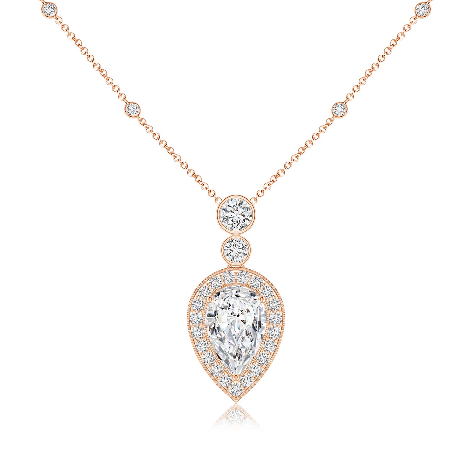 H, SI2 / 1.9 CT / 18 KT Rose Gold