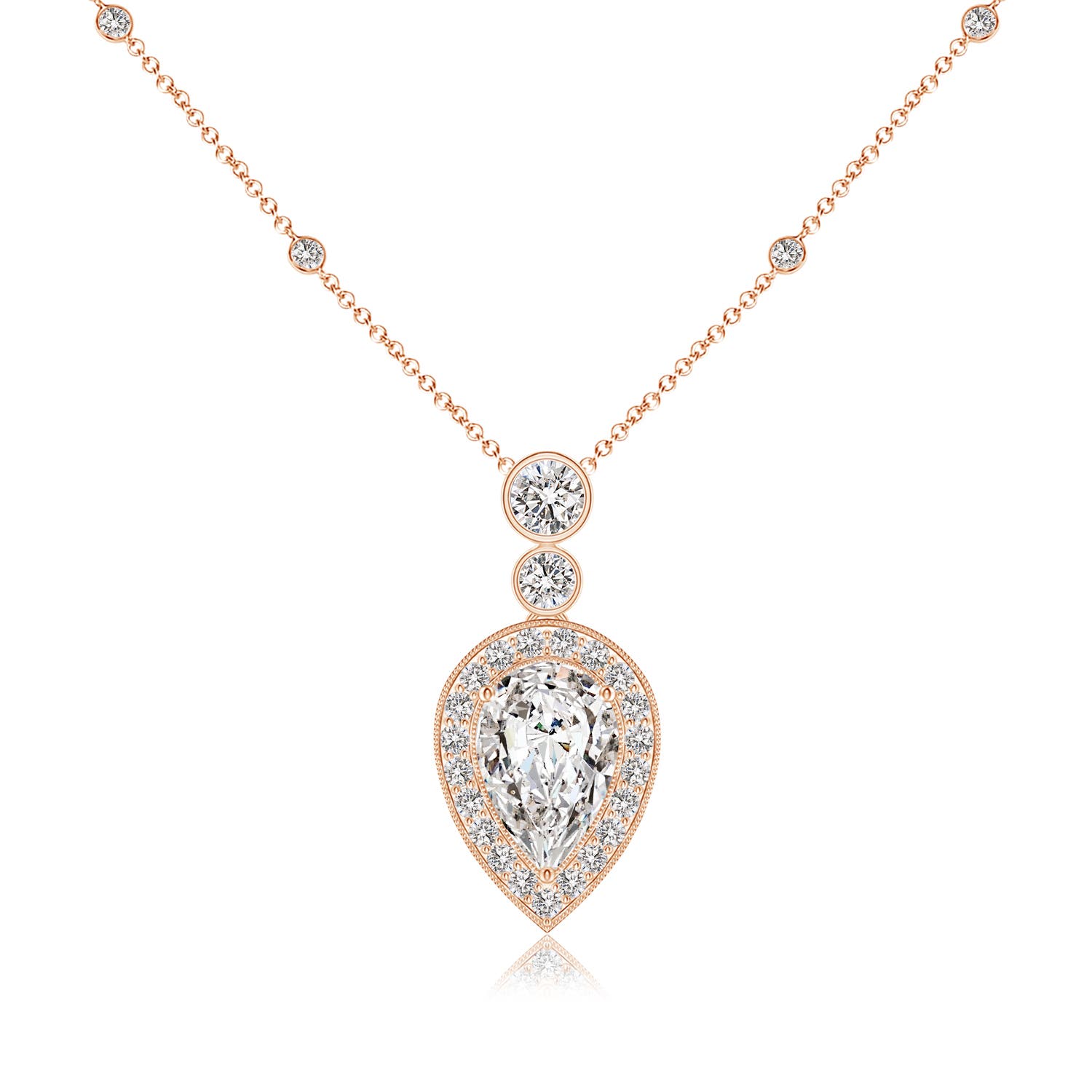 I-J, I1-I2 / 1.9 CT / 18 KT Rose Gold