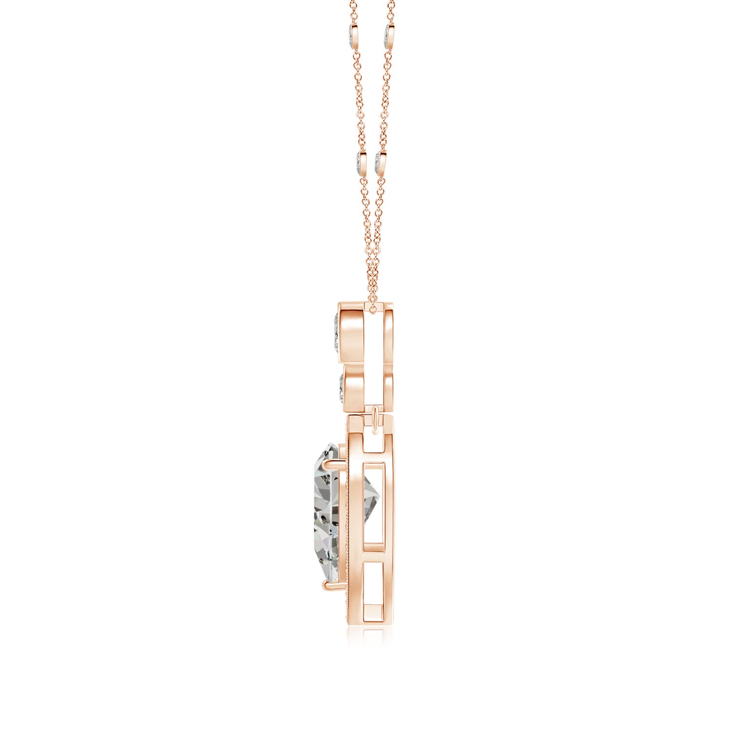 K, I3 / 1.9 CT / 18 KT Rose Gold