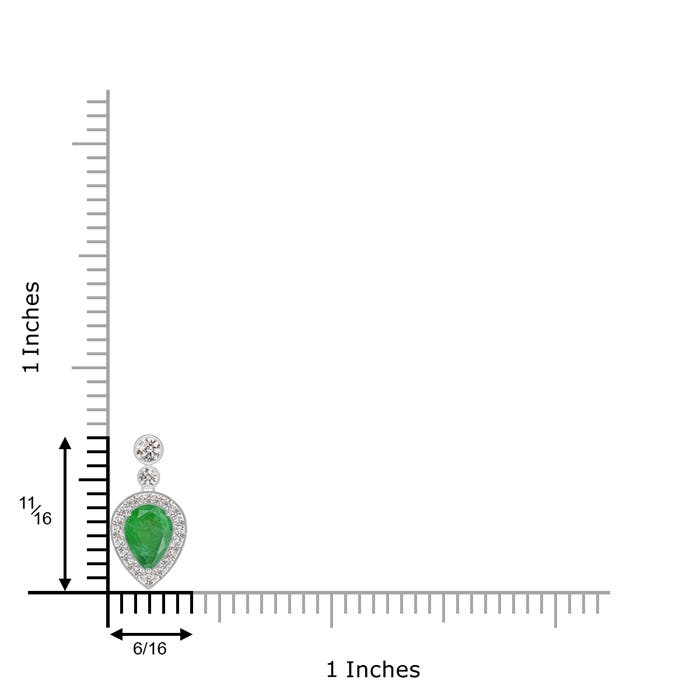 A - Emerald / 1.07 CT / 14 KT White Gold