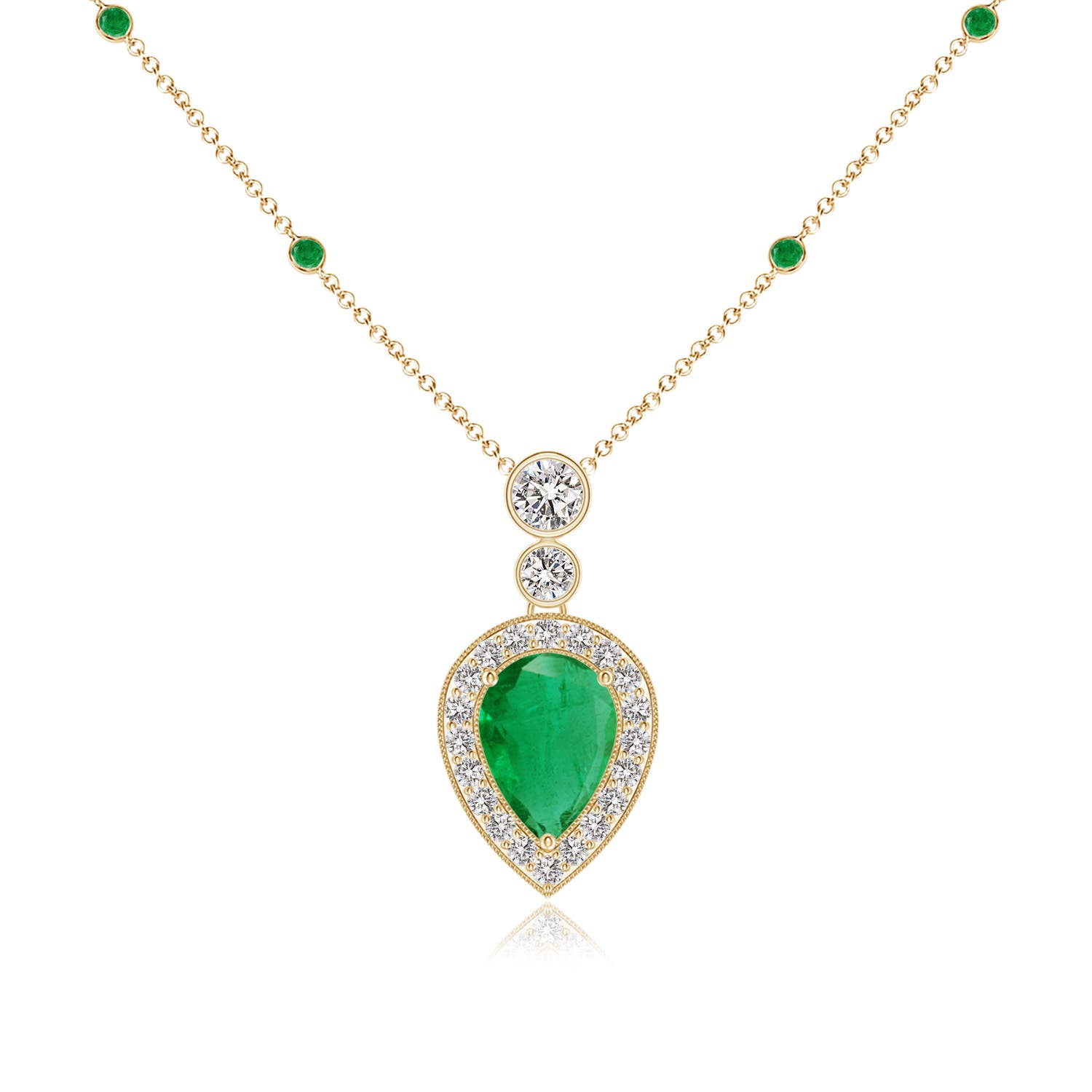 AA - Emerald / 1.07 CT / 14 KT Yellow Gold