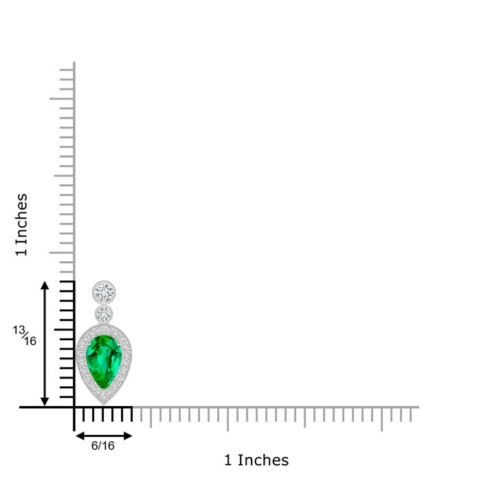 AAA - Emerald / 1.36 CT / 14 KT White Gold