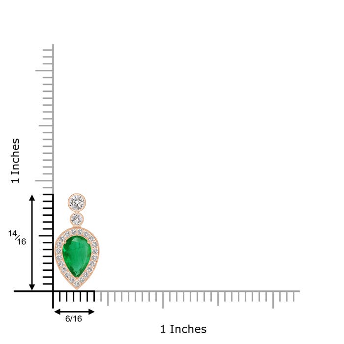 AA - Emerald / 2.04 CT / 14 KT Rose Gold