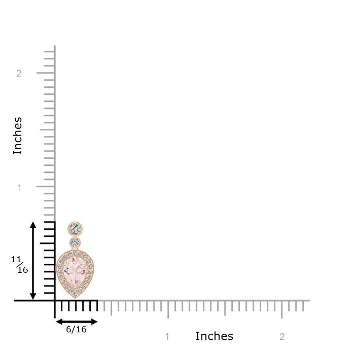 A - Morganite / 1.09 CT / 14 KT Rose Gold