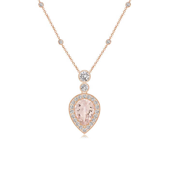 AA - Morganite / 1.09 CT / 14 KT Rose Gold