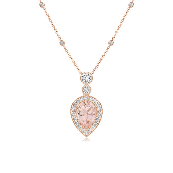 AAA - Morganite / 1.09 CT / 14 KT Rose Gold