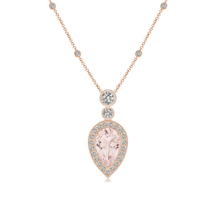 A - Morganite / 1.58 CT / 14 KT Rose Gold